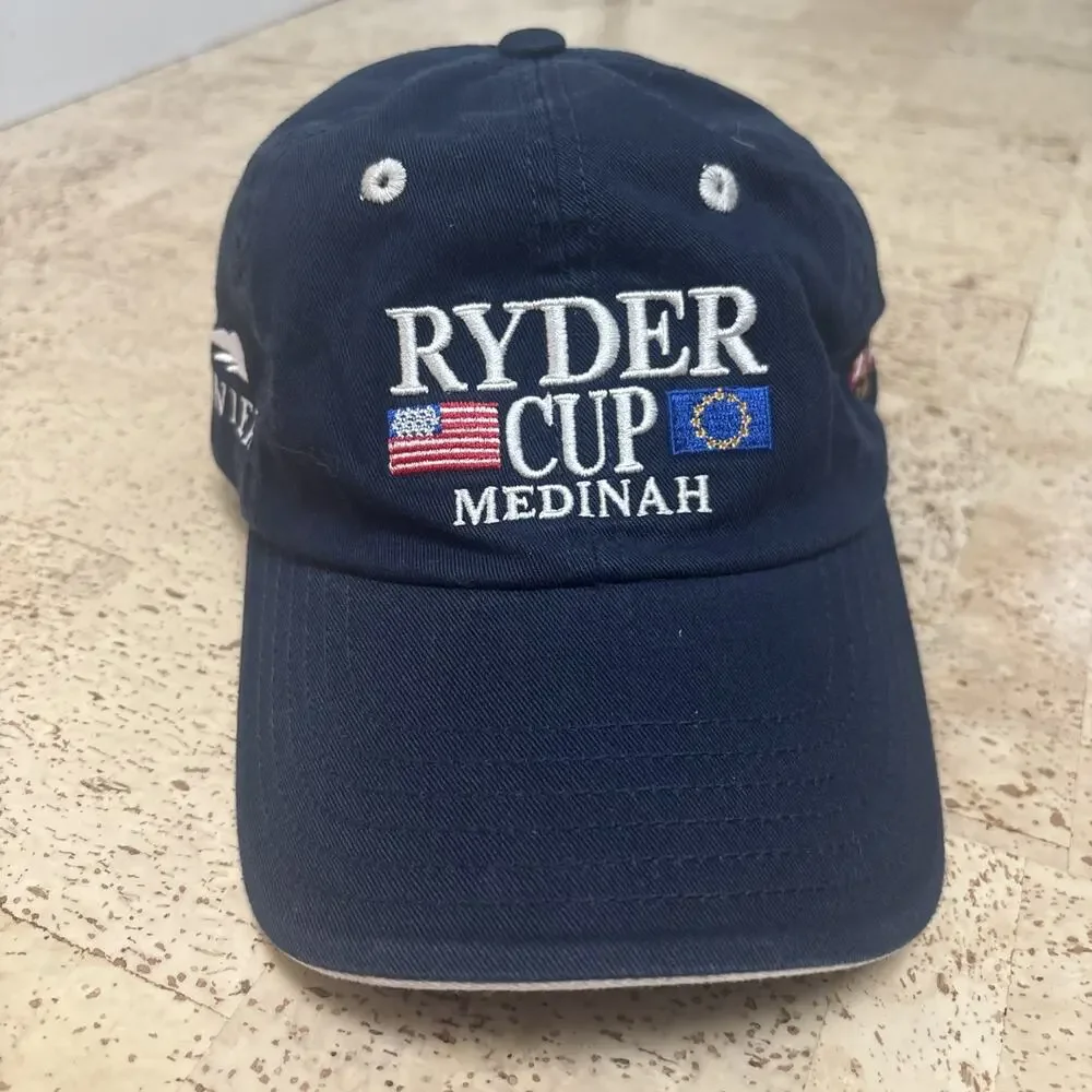 Medinah Country Club Ryder Cup 2012 Navy Golf Baseball Cap 100% Cotton - Picture 1 of 8